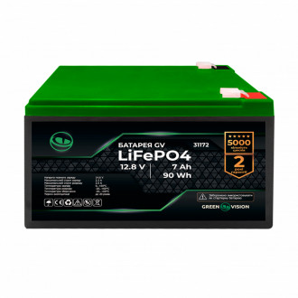 Акумулятор GV LiFePO4 12,8V - 7Ah (90Wh)-[articul]