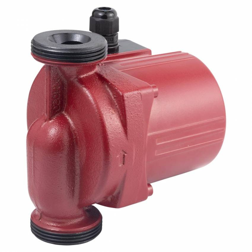 Насос циркуляційний 100Вт Hmax 6м Qmax 75л/хв Ø1½" 130мм гайки Ø1" AQUATICA (774133)-774133