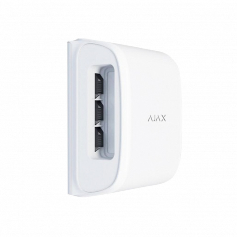Бездротовий вуличний двонаправлений датчик руху AJAX DualCurtain Outdoor (white)-