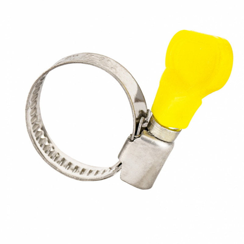 Хомут черв'ячний нержавіючий з метеликом 9мм D16-27мм 25шт Sigma (2512041)-2512041