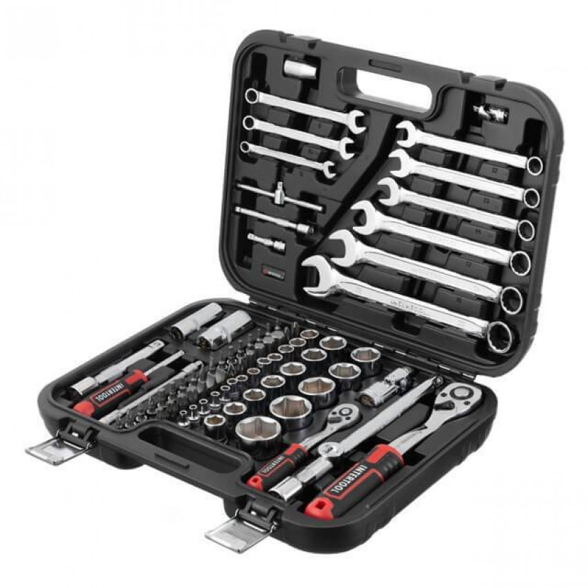 Набір інструментів 1/2 "& 1/4", 82ед., Cr-V STORM INTERTOOL ET-8082-ET-8082
