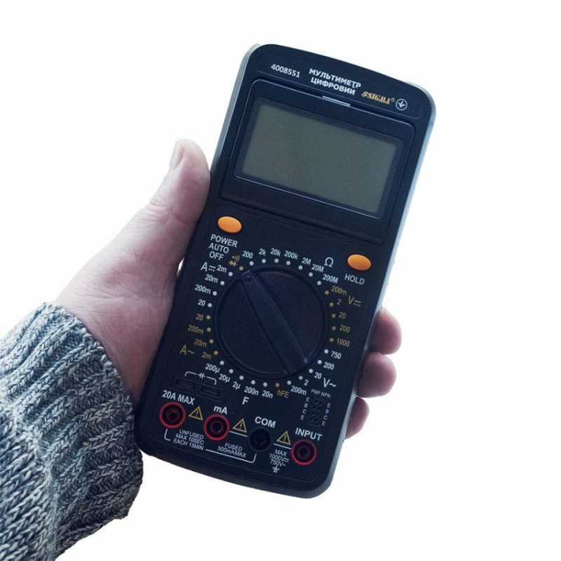 Мультиметр цифрової профілі Sigma (4008551)-4008551