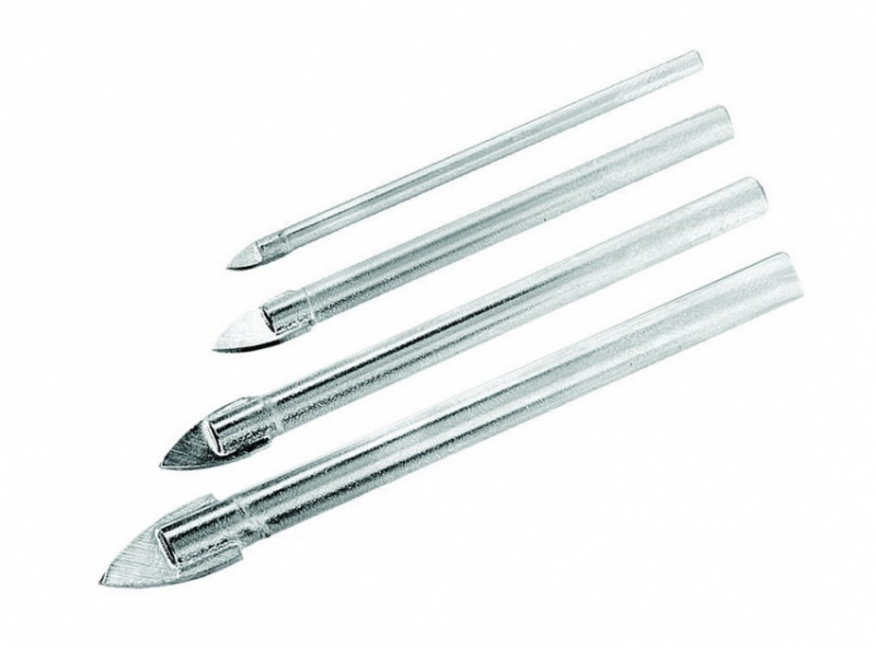 Набір свердел "піка" для скла і плитки GRANITE 4 шт (4х60/5х65/6х68/8х70 мм) 2-01-004-2-01-004