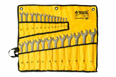 MasterTool Ключі ріжково-накідні набір 25 шт рол (6-28,30,32), Арт.: 71-2125-[articul]