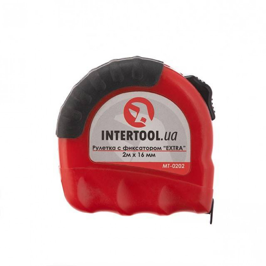Рулетка з фіксатором 2м * 16мм "EXTRA" INTERTOOL MT-0202-MT-0202