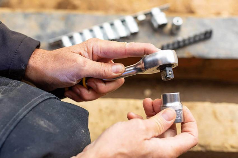 Набір з рукоятки з механізмом хропіння, головок і біт 1/4 дюйма 22 предмети STANLEY FMMT82679-0-FMMT82679-0