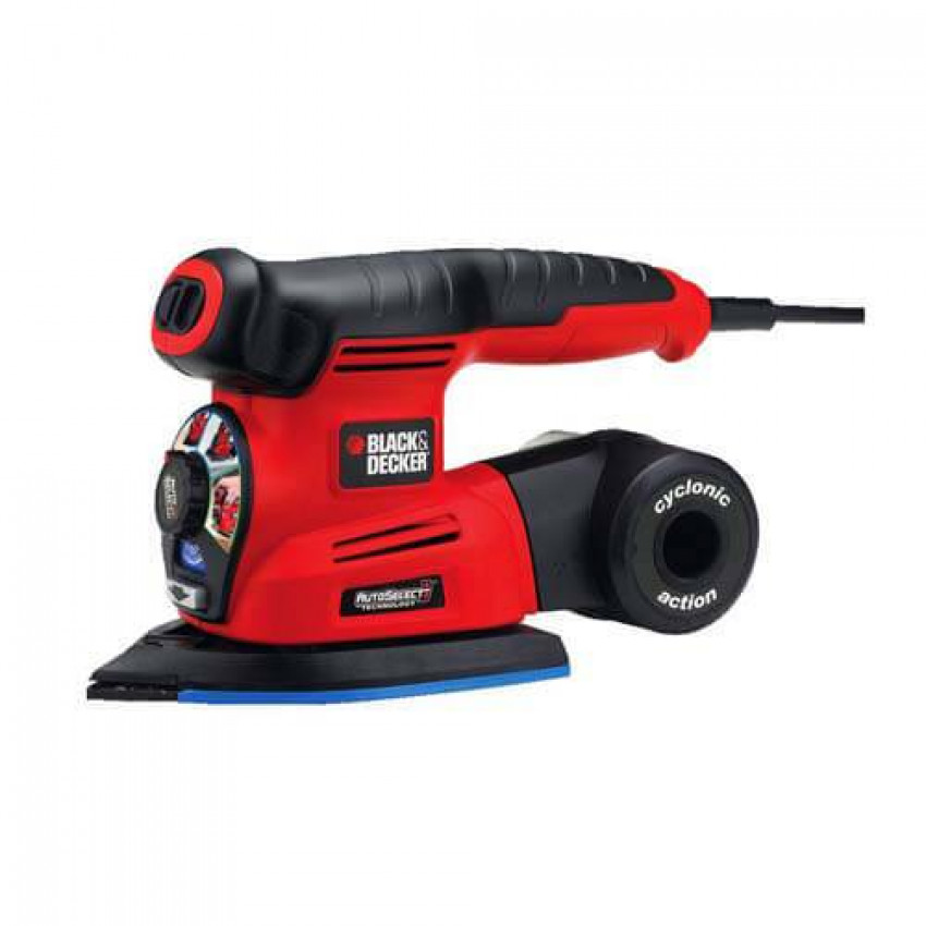 Шліфмашина ексцентрикова мережева BLACK DECKER KA280K-KA280K