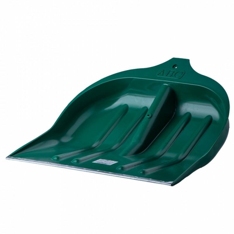 Лопата для снігу/зерна пластикова з оцинкованою планкою Strong 490×495мм (кольорова) GRAD (5049595)-5049595