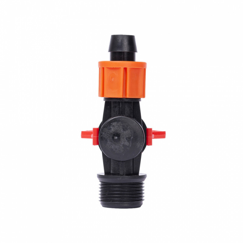 Кран для крапельної стрічки Ø16мм н/р 3/4" FLORA (5079644)-5079644