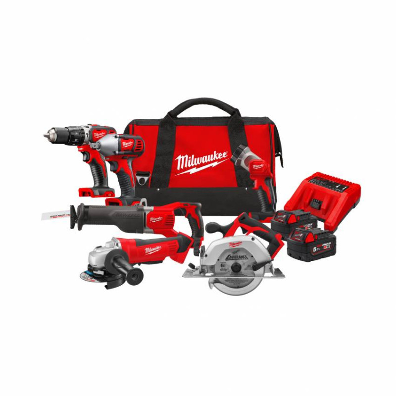 Великий набір інструментів MILWAUKEE M18 PP6B-502B 4933451038-4933451038