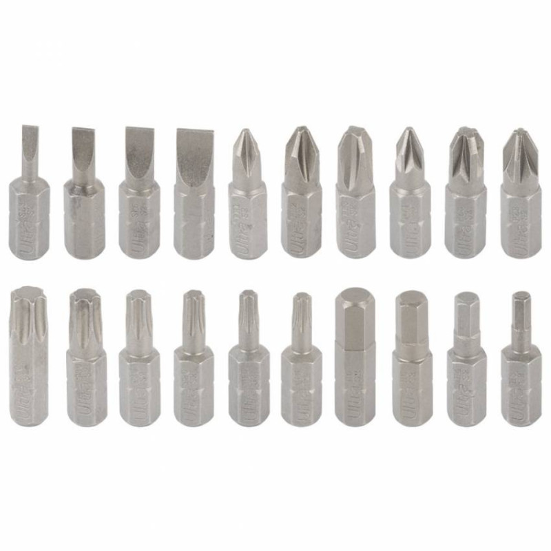 Набір біт 25мм ¼" з тримачем 20шт S2 (блістер) ULTRA (4016712)-4016712