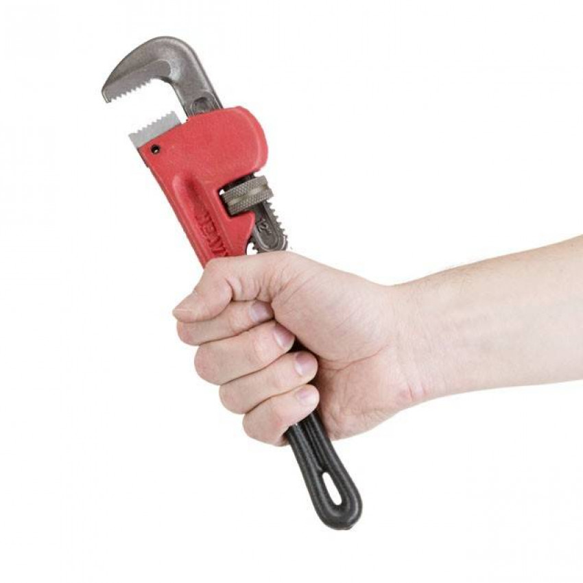 Ключ трубний 300мм тип "Stillson". INTERTOOL HT-0182-HT-0182