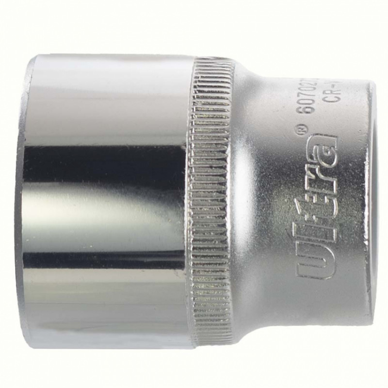Насадка шестигранна коротка 1/2" 27мм CrV ULTRA (6070272)-6070272