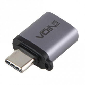 Адаптер OTG VOIN USB 3.0 в Type C Grey (VP-6106)-[articul]