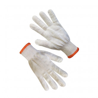 Рукавички трикотажні білі Seven без ПВХ крапки 78500, 10р.  10 (69554)-[articul]