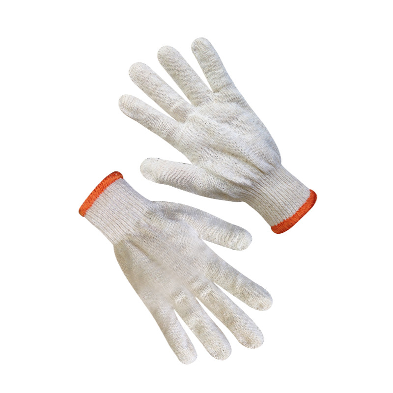 Рукавички трикотажні білі Seven без ПВХ крапки 78500, 10р.  10 (69554)-69554