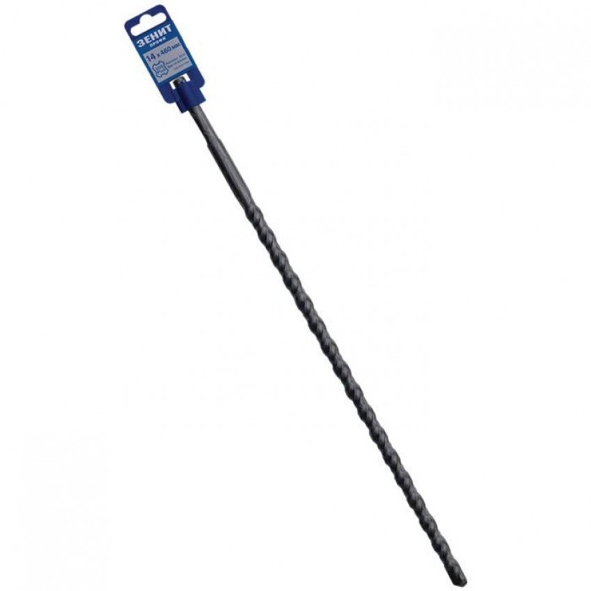 Бур SDS-Plus 14×460 мм, спіраль 4S Зенит Профи-20014460