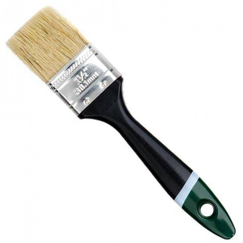 Пензель флейцева 38 * 10,5 * 38 мм, пластикова ручка INTERTOOL KT-1336-KT-1336