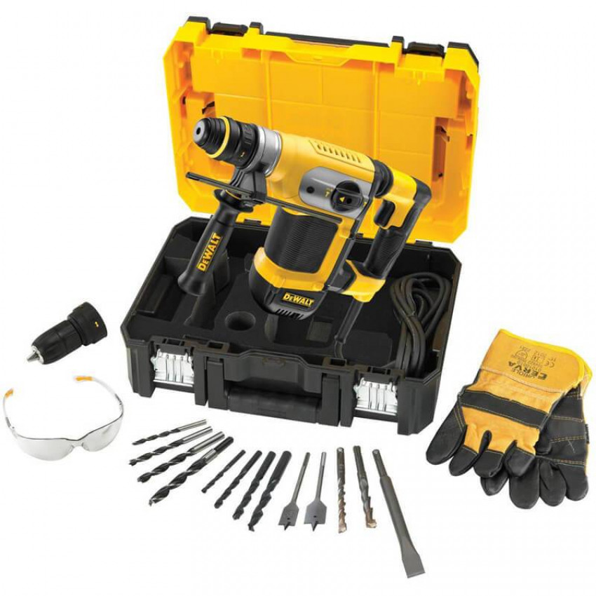 Перфоратор мережевий 1000 Вт; 4.2 Дж SDS-Plus DeWALT D25417KT-D25417KT