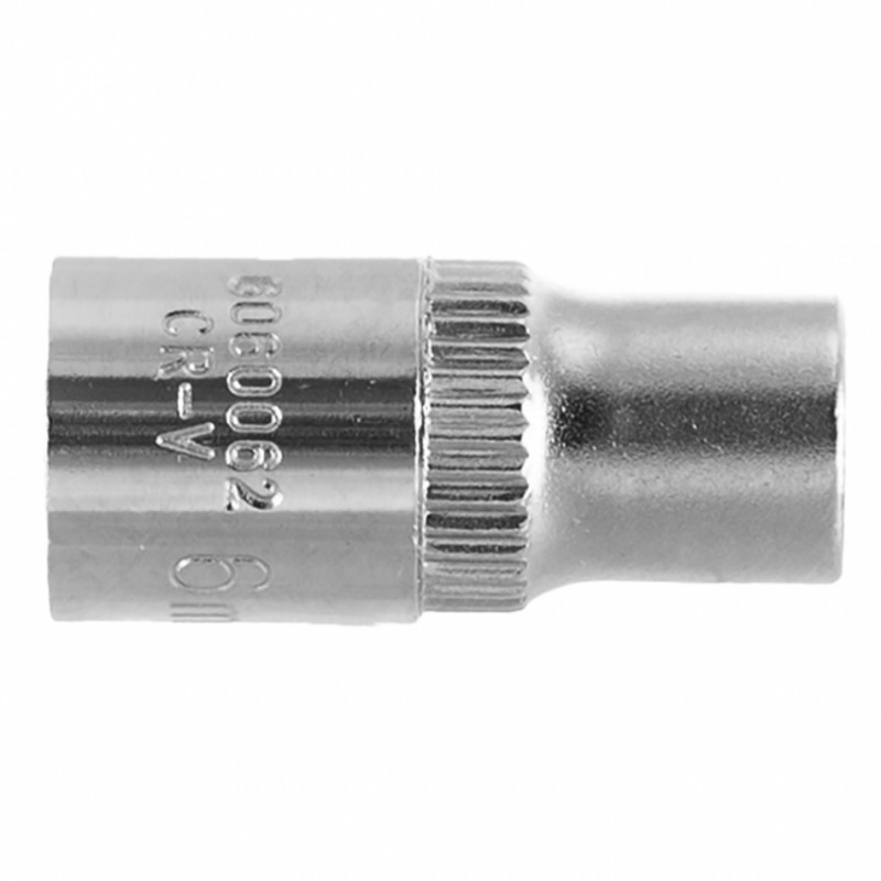 Насадка шестигранна коротка 1/4" 6мм CrV ULTRA (6060062)-6060062