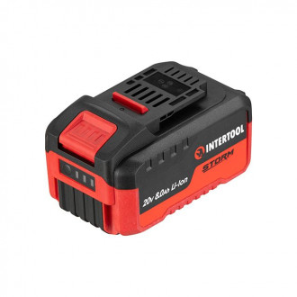 Акумулятор 20 В, літій-іон, 8.0 Ач, індикатор рівня заряду INTERTOOL WT-0343-[articul]