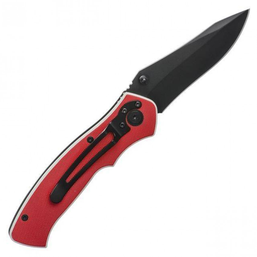 Ніж складаний 194 мм, ручка з металевими вставками. INTERTOOL HT-0595-HT-0595