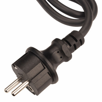 Кабель електричний PVC круглий (3×1мм²) 1.5м з вилкою WETRON (779915)