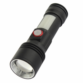 Ліхтар ручний Quantum  QM-FL1031 Adept 10W LED zoom + COB  з USB-[articul]