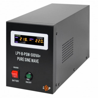 ДБЖ з правильною синусоїдою 12V LPY-B-PSW-500VA+ (350Вт) 5A/10A-[articul]