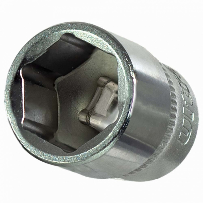 Насадка шестигранна коротка 1/4" 14мм CrV ULTRA (6060142)-6060142