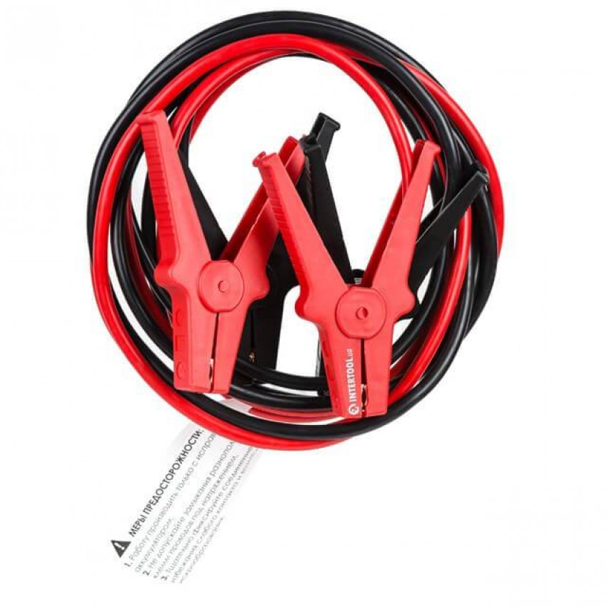 Пускові дроти 400А, 2.5м, до -40°C, чохол INTERTOOL AT-3043-AT-3043