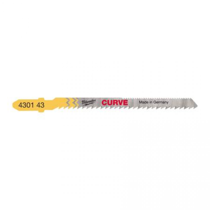 Полотна для лобзика Curve MILWAUKEE, 75мм-4932430143/5