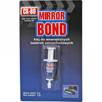 Клей для дзеркал заднього виду CX-80 &quot;Mirror Bond&quot;/2g (6ml) у шприці-[articul]