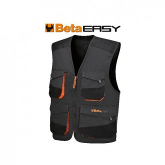 7907G XXL-SLEEVELESS WORK JACKET, GREY-[articul]