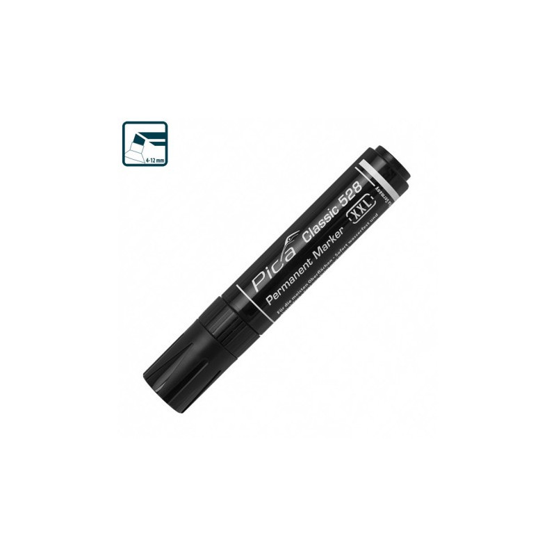 Перманентний маркер, Pica Classic 528/46 XXL, чорний-528/46