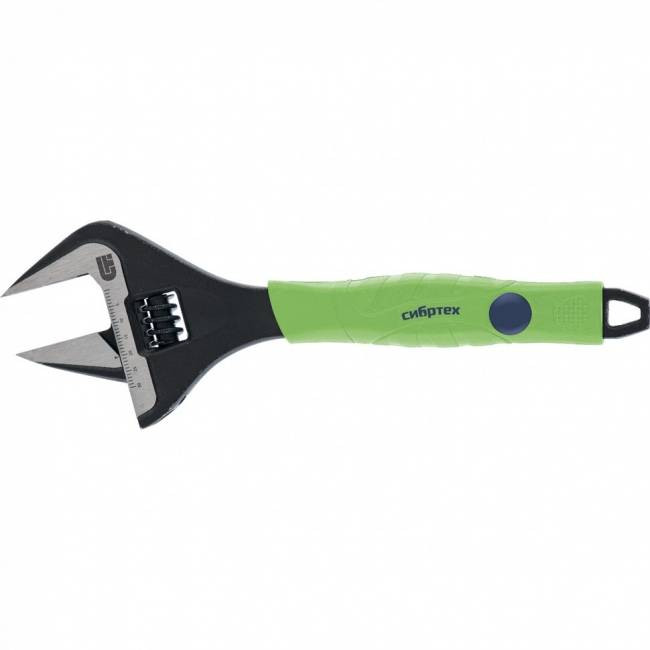 Ключ розвідний, тонкі губки, фосфатований, 200 мм.-15534