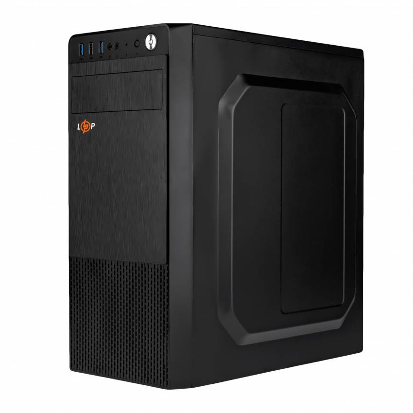 Корпус БЕЗ БЖ LP 2109 - black case chassis cover 1xUSB2.0, 2xUSB3.0-