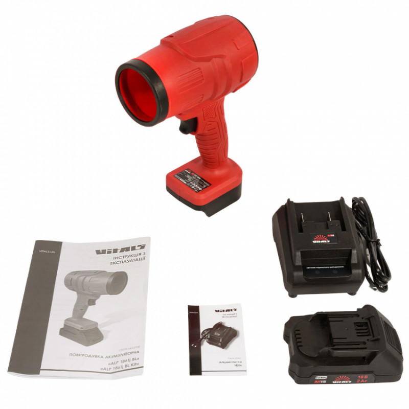 Повітродувка акумуляторна Vitals Master ALP 1861j BL Kit-240471