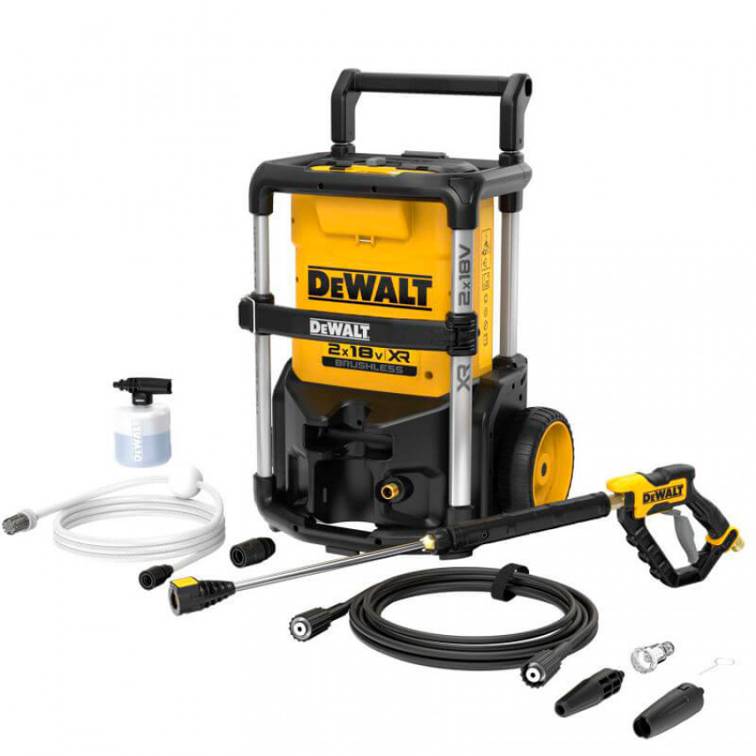 Мийка високого тиску акумуляторна безщіткова DeWALT DCMPW1600N-DCMPW1600N