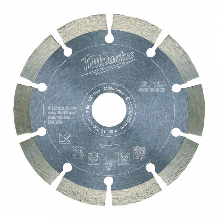 Диск алмазний MILWAUKEE DU 125, Ø125мм-4932399522