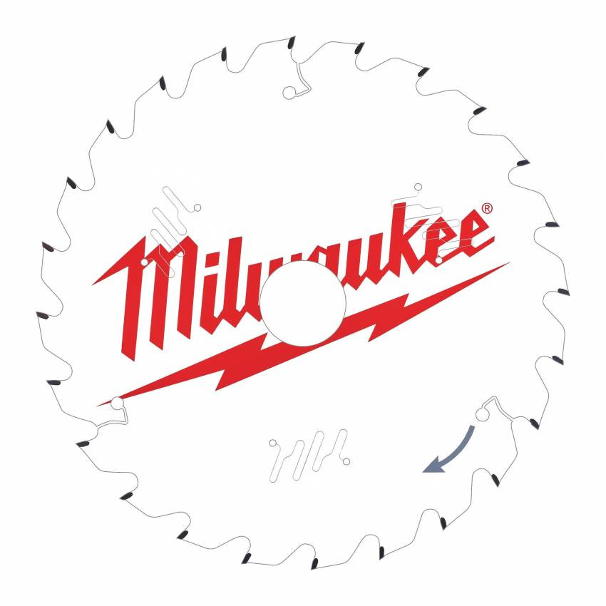 Диск пиляльний PFTE MILWAUKEE, Ø210х30х1,9мм, 24 зуб. 1-4932478095