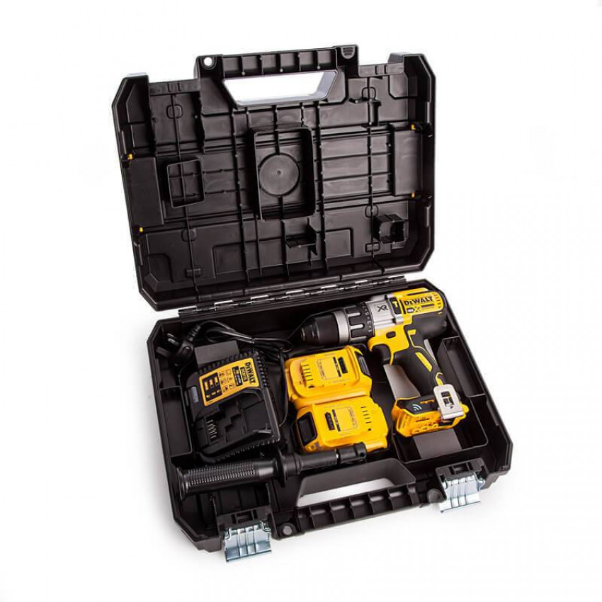 Дриль-шуруповерт акумуляторний безщітковий ударний DeWALT DCD997P2B-DCD997P2B