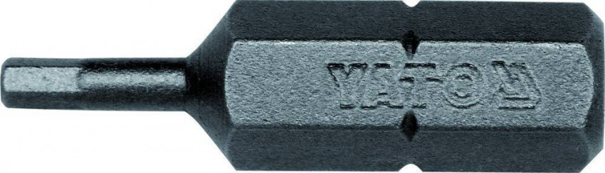Викруткові насадки YATO, на кв. 1/4", l=25мм HEX 2мм [50/20/40] (DW)-YT-7829