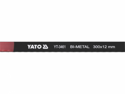 Полотно по металу YATO: l = 300х 12х 0,65 мм, BIMETAL, упк. 2шт. [20/500]