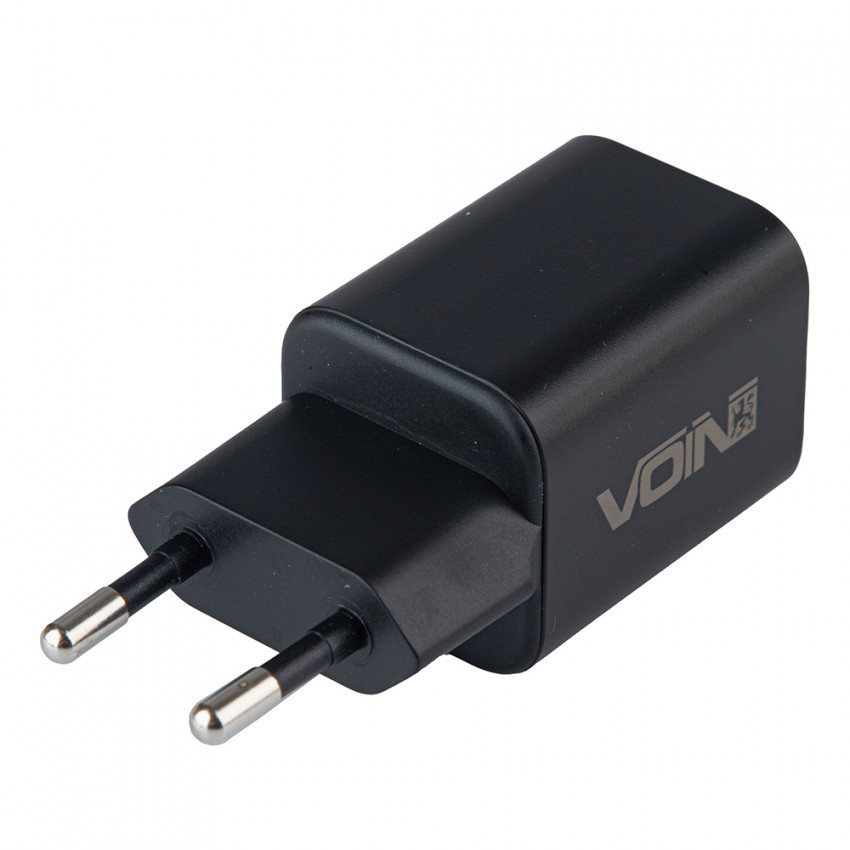 Мережевий зарядний пристрій VOIN 35W, 1 USB ,QC3.0 18W + 1PD 35W-LC-36525 (100)