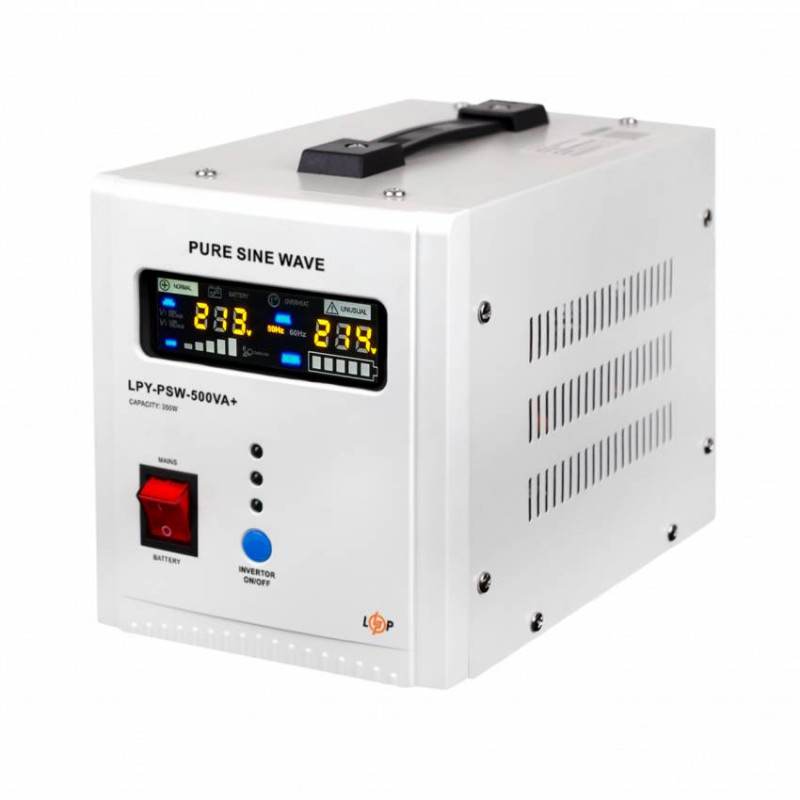 Комплект резервного живлення для котла LogicPower ИБП 500VA + литиевая (LifePo4) батарея 900W-LP10830