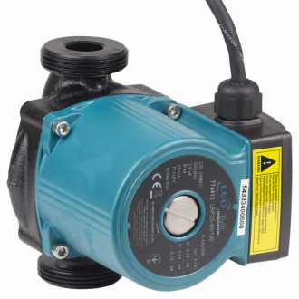 Насос циркуляційний 74W Hmax 4m Qmax 52л / хв Ø1½ &quot;130 мм гайки Ø1&quot; LEO 3.0 (774413)-[articul]