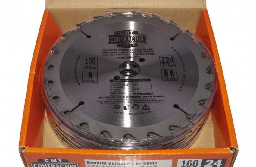K16024H-X10 Пила D=160 K=2,2/1,4 F=20 Z=24 ATB-K16024H-X10