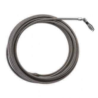 Тросик для прочищувальної машини 6мм x 7.6м spiral, pivot bulb auger-[articul]