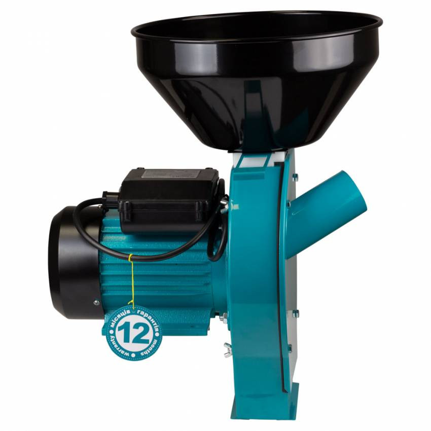 Подрібнювач зерна 2.0кВт до 250кг/год (зернові, початки) Sigma (5381321)-5381321